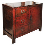 Red Lacquer Chest from Shanxi province