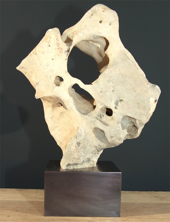 Asian Dramatic White "Scholar" Stone