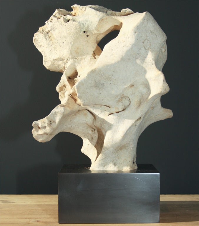Asian Dramatic White "Scholar" Stone
