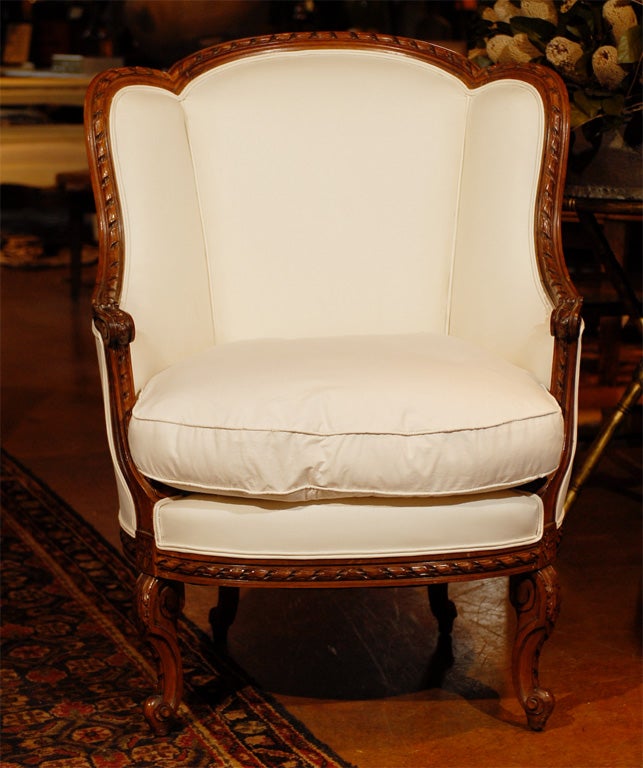French Bergere Chair In Excellent Condition In Atlanta, GA