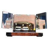 Art Deco Three-Way Adjustable Dressing Mirror
