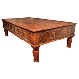 Antique Carved Teak Coffee Table