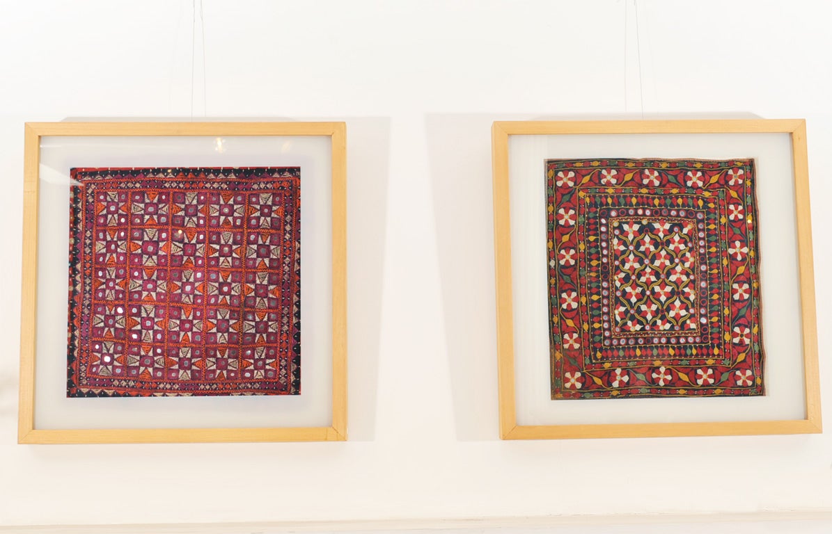 Framed Antique Textiles