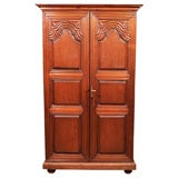Teak French Colonial Armoire