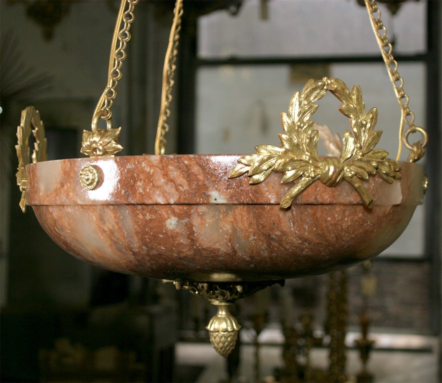 stunning alabaster french scoop with delicate trimmings