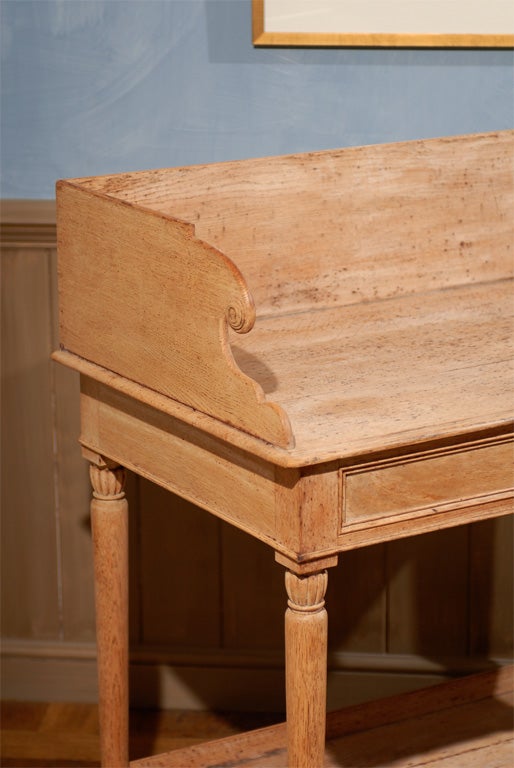 Bleached English Wash Stand For Sale