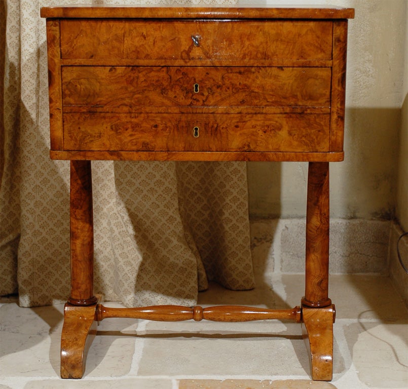 French Burr Work Table