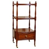 English Regency mahogany Whatnot stand