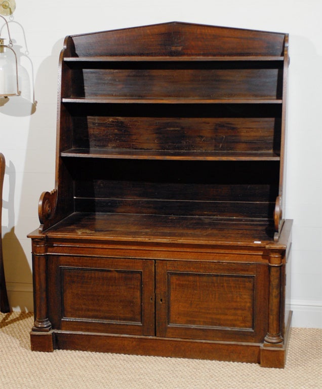 English Regency Oak Bookcase