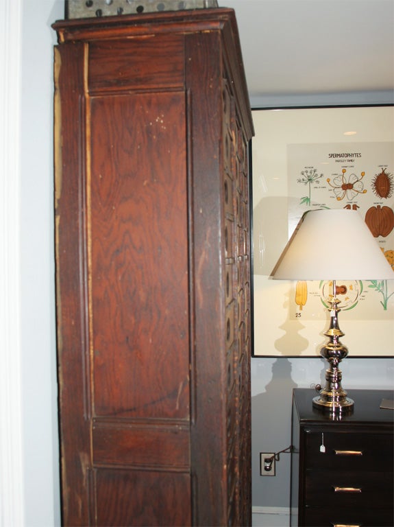 Antique Oak Filing Cabinet For Sale 2