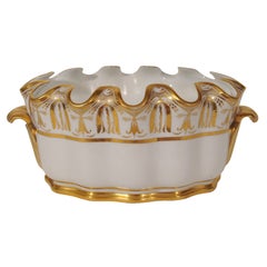 A Late 18th century White and Gilt Monteith (Verriere)