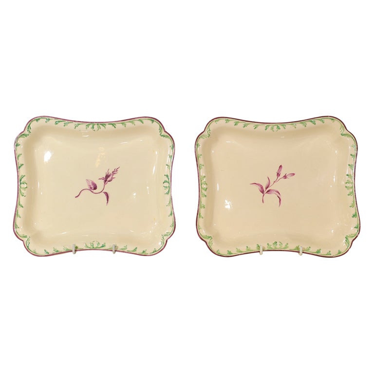 Antique Wedgwood Creamware Dishes