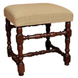 English, walnut stool Ca. 1790