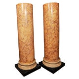 Pair of Neo-Classical Scagliola Columns