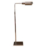Koch and Lowy Chrome Standing / Floor Lamp.