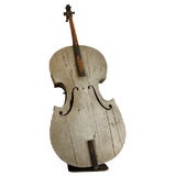 Used Painted Bass Fiddle