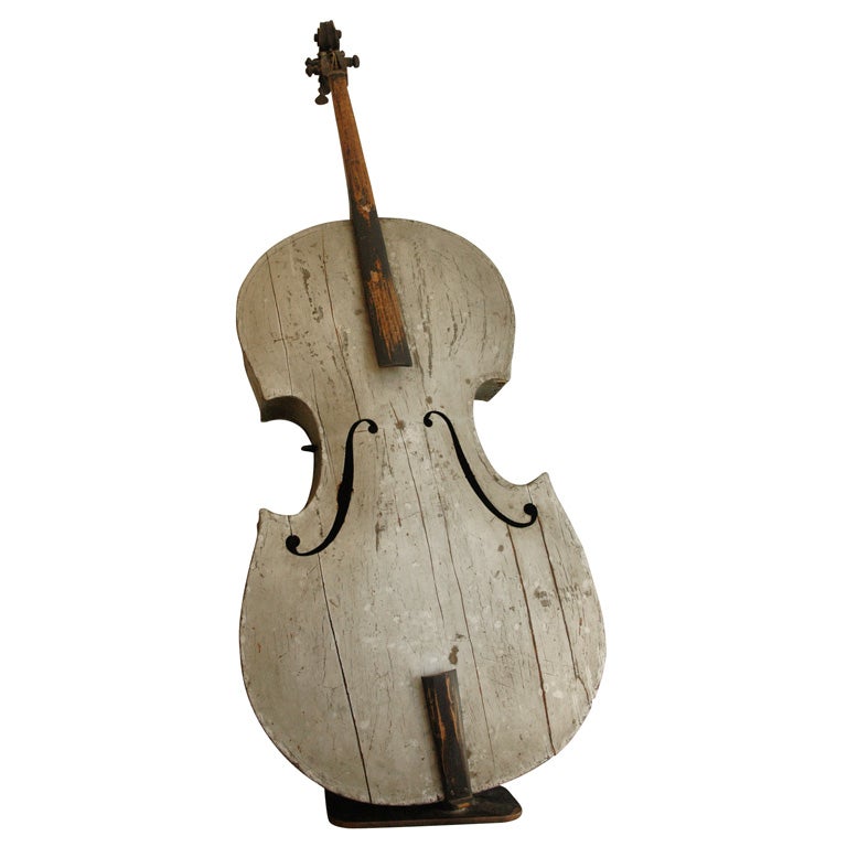 Painted Bass Fiddle