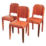 Six Art Deco Dining or Side Chairs 12