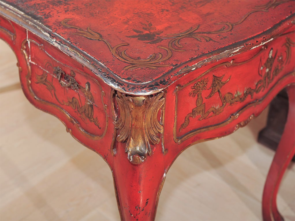 Red Lacquered Desk 1
