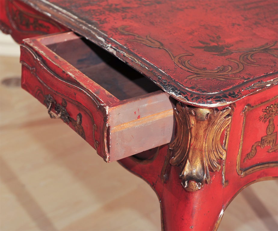 Red Lacquered Desk 2