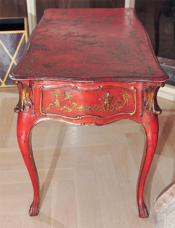 Red Lacquered Desk 4