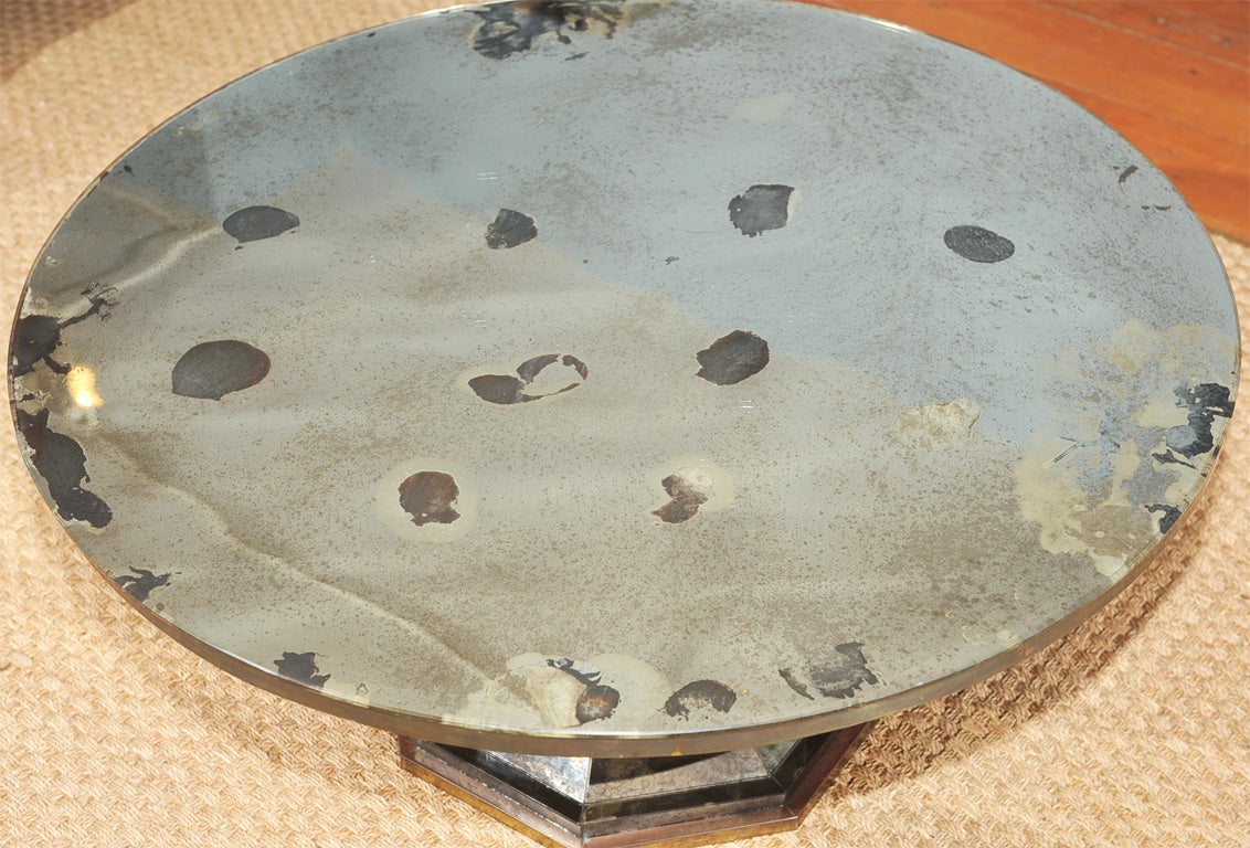 Mid-20th Century Mirrored Coffee Table