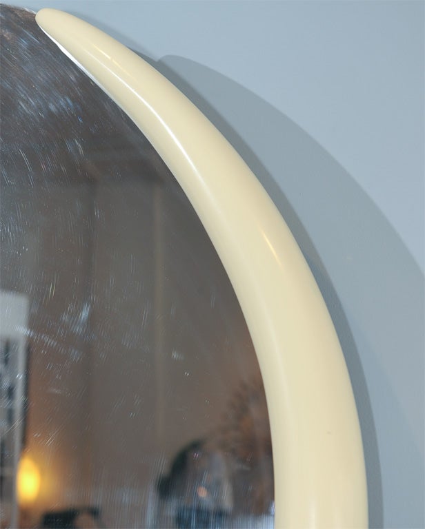 Faux Ivory Tusk Mirror 2