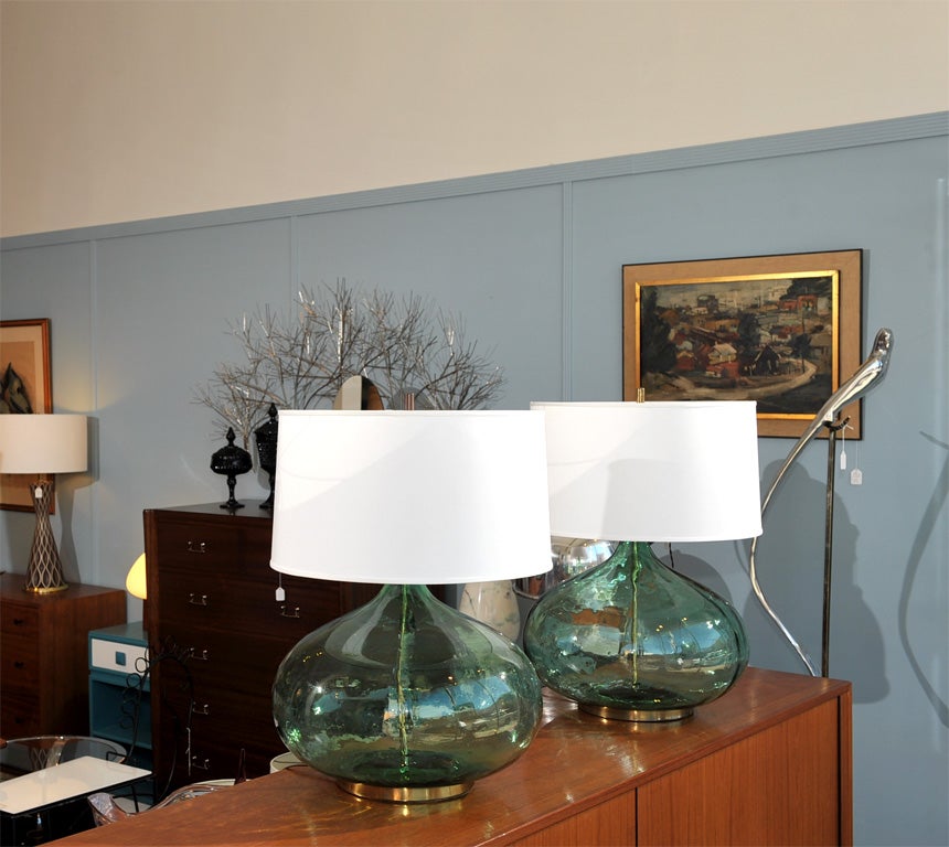 Italian Wine Bottle Lamps