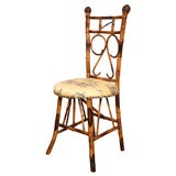 19th Century English Bamboo Chair with Roots