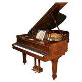 A Rosewood Steinway grand piano