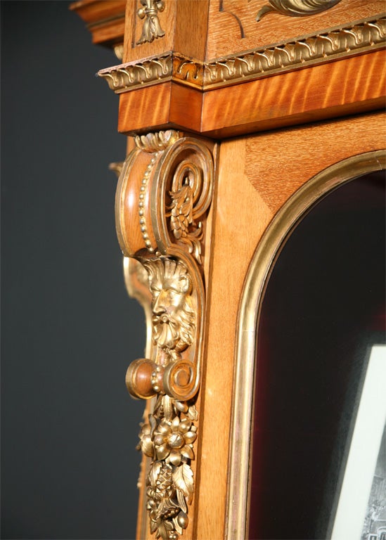 19th Century An Important English Display or Gun cabinet For Sale