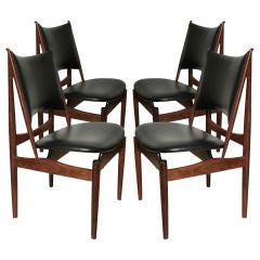 Set of 4 Finn Juhl Egyptian Chairs