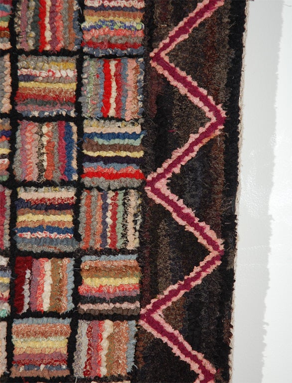 hand hooked rugs for log cabin