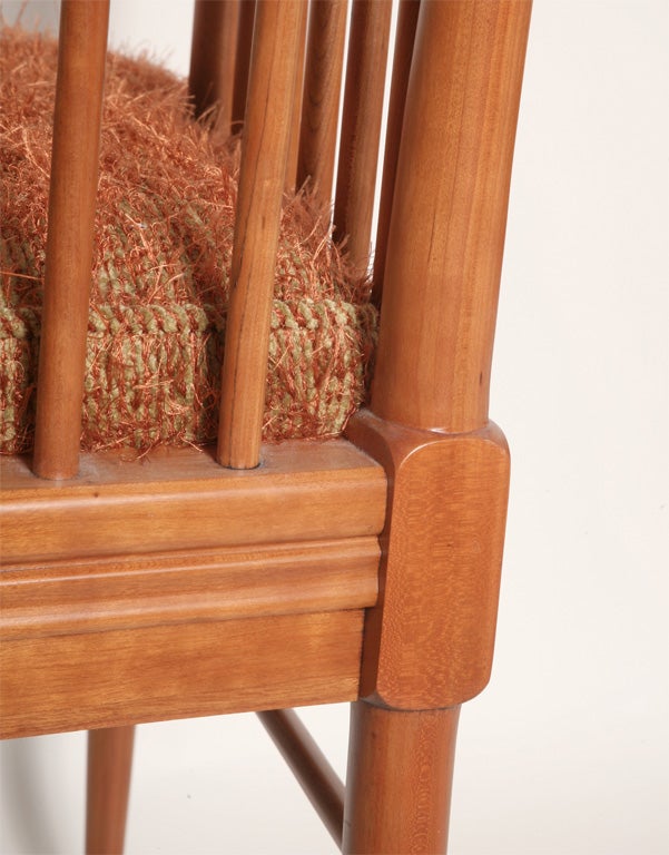 Cherry John Widdicomb Chairs, 6 Dining designed by J. Stuart Clingman