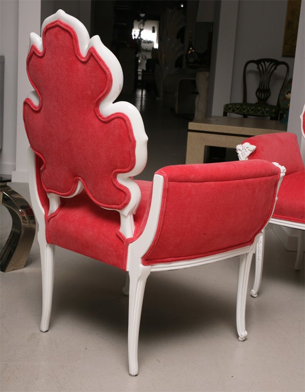 Whimsical Pair of Flower Armchairs 2