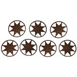 Antique Italian Cast Iron Stars