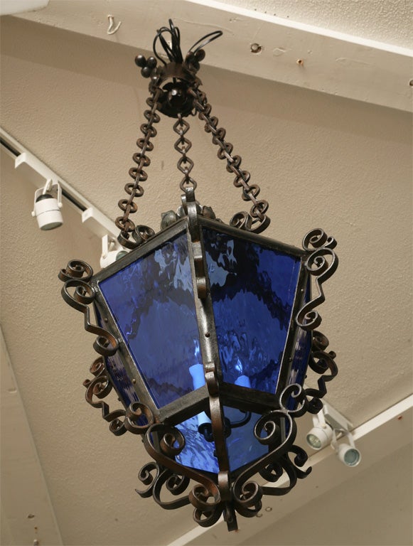 Spanish Wrought Iron Lantern 4