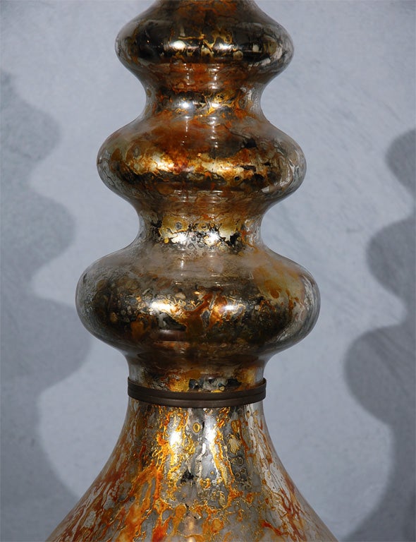 Mercury Glass Table Lamp 2
