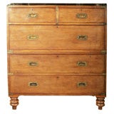 Campaign Chest of Drawers c1930 Campaign Chest of Drawers c1930