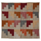 "Six X Four X  II" hand woven tapestry by James Bassler