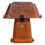 Rare Glass Table Lamp by Daum Nancy, French 1920s