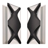 Graphic Black and White German Wall Sconces