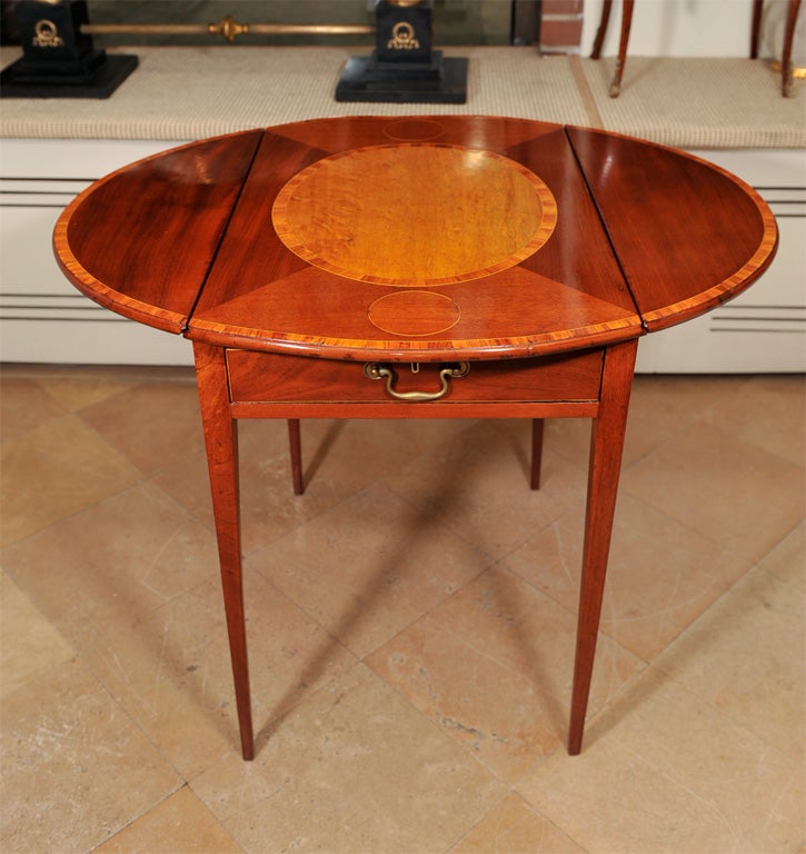 George III Inlaid Pembroke Table
