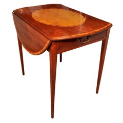 George III Inlaid Pembroke Table