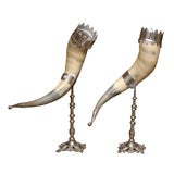 Pair of Decorative Horns C1880
