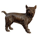 Antique English Terrier, believed to be Bronze