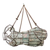 Nude Torso in Glass and Iron