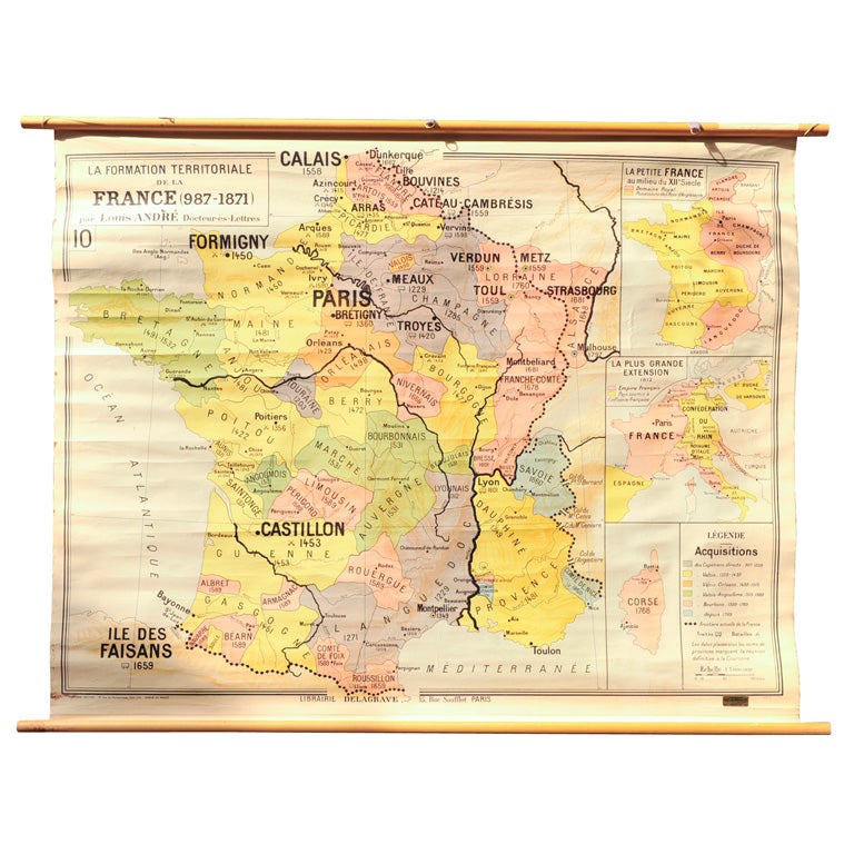 French Territory Map