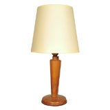 Jacques Adnet leather lamp