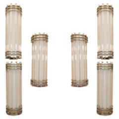 Pair of Modernist Wall Sconces by Sabino 1